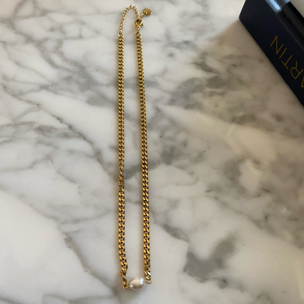 Faux Pearl Necklace